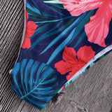 Flounce Cross Back Swimsuit