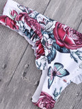 New Floral Off The Shoulder Bikini