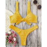 Bikini Knotted Padded Thong Bikini