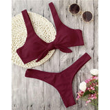Bikini Knotted Padded Thong Bikini