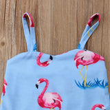 New Toddler Flamingos Print Swimsuit